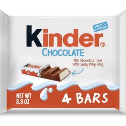 Kinder Chocolate, 4 Bars, Milk Chocolate Bar